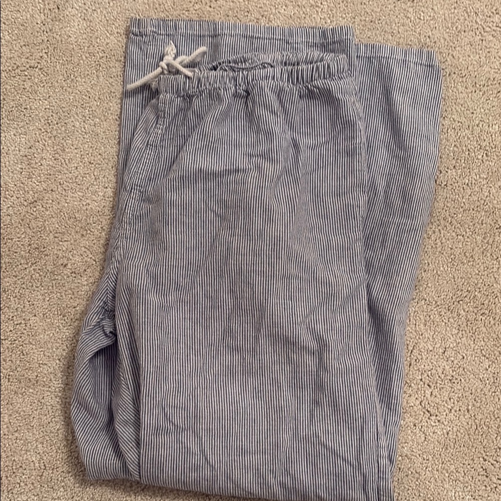 John Galt Striped Drawstring Pants